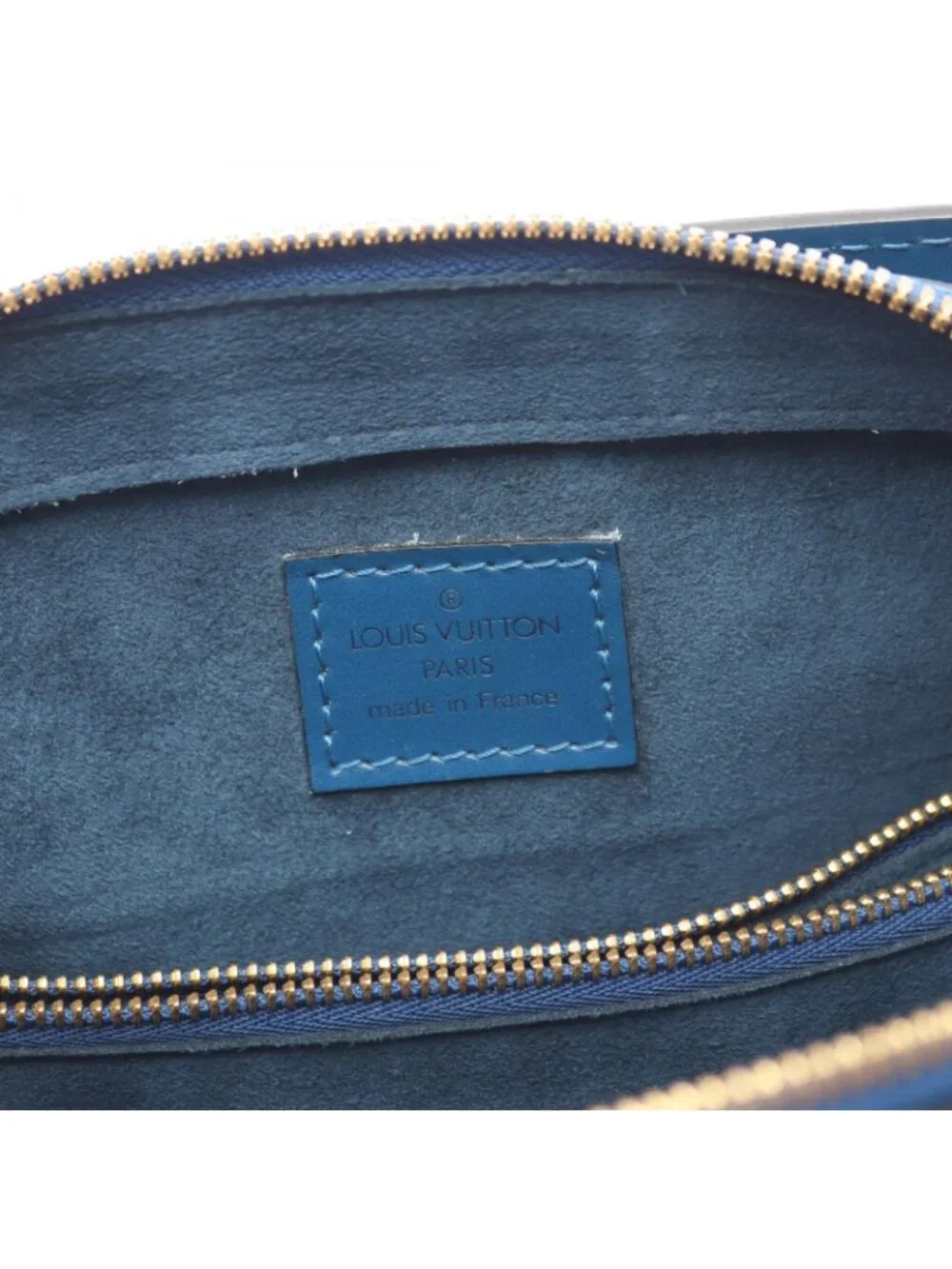 Louis Vuitton Handbag Pont Neuf Toledo Blue Leather